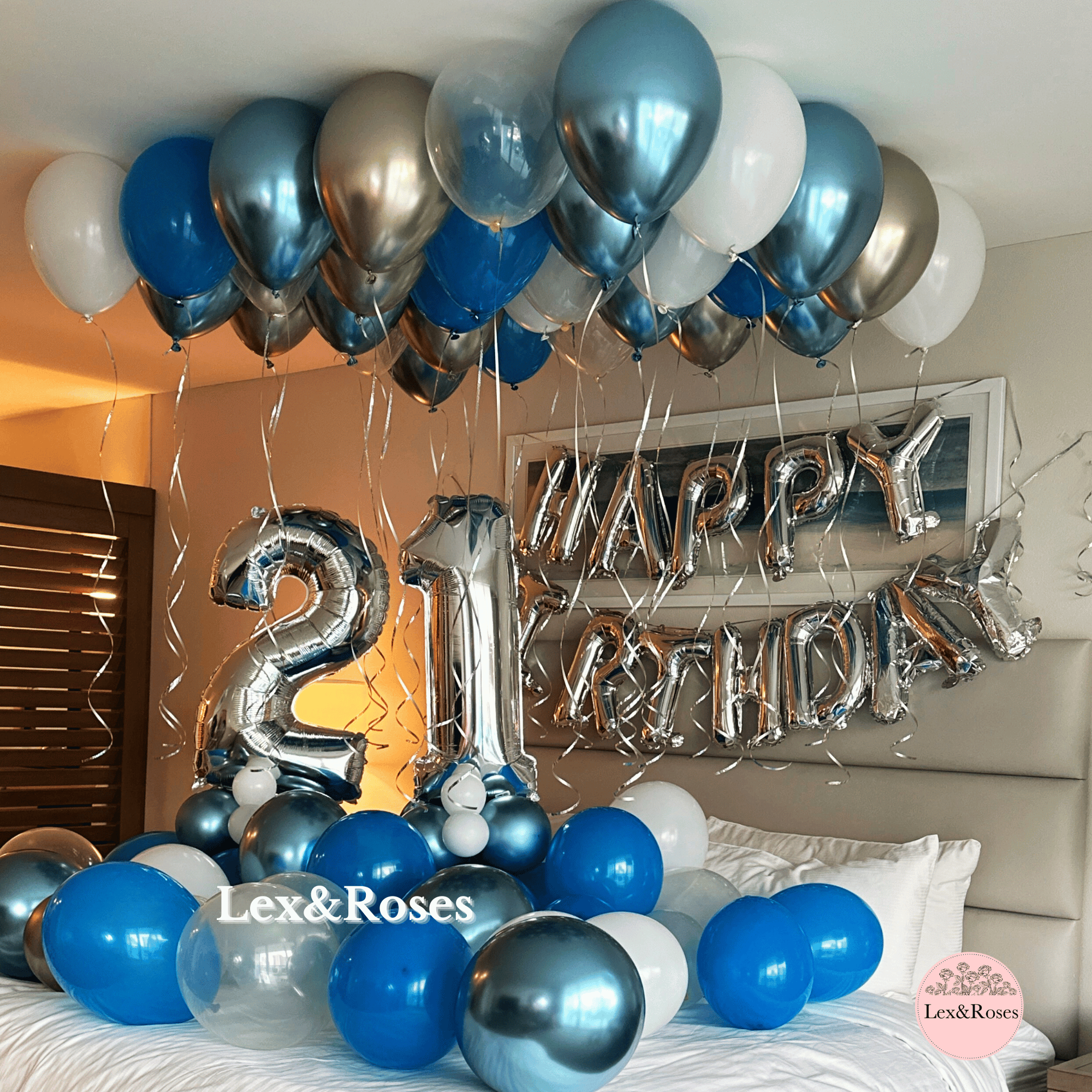 Birthday Room Decor - Blue Deluxe – Lex&Roses Room Decor