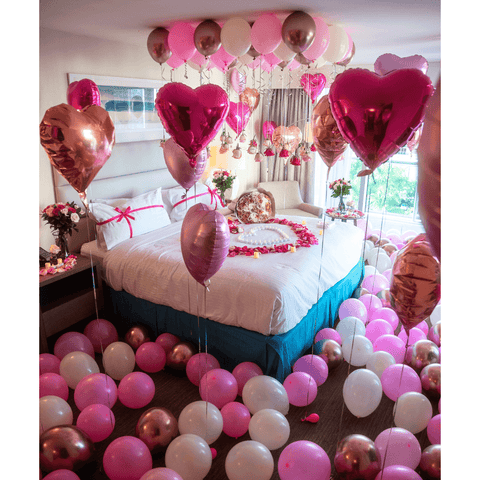 Hotel Room Decor - Hot Pink Deluxe (Premium Package)