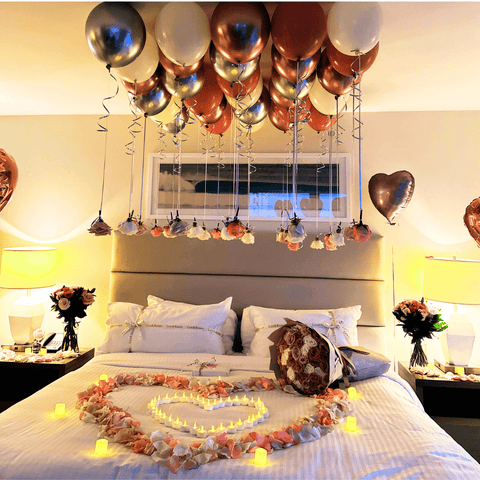 Hotel Room Decor - Rose Gold Deluxe (Premium Package)