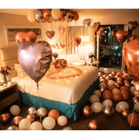 Hotel Room Decor - Rose Gold Deluxe (Premium Package)