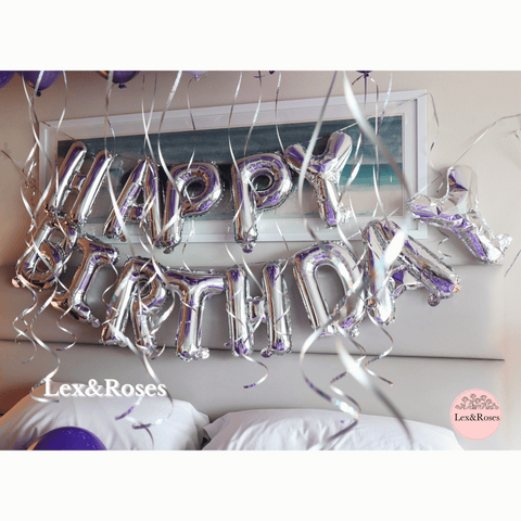 Birthday Room Decor - Purple Tones