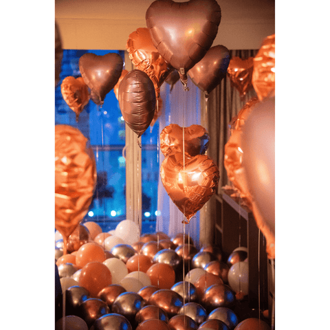 Hotel Room Decor - Rose Gold Deluxe (Romantic Package)