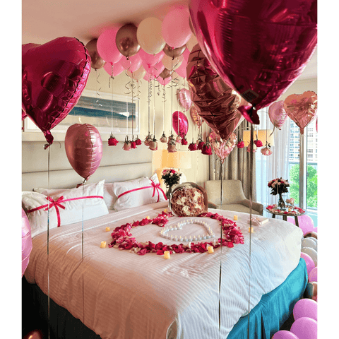 Hotel Room Decor - Hot Pink Deluxe (Premium Package)