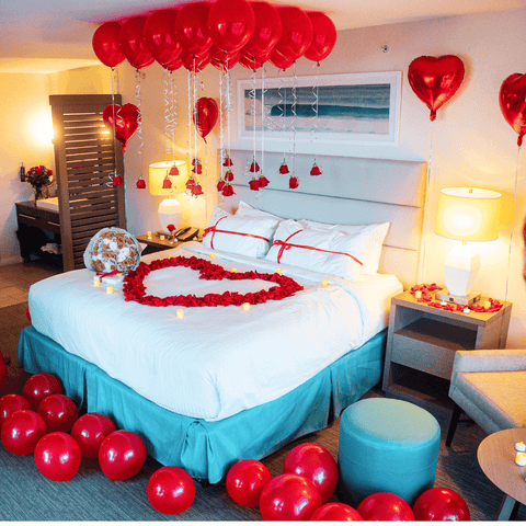 Hotel Room Decor Red - (Lovely Package)