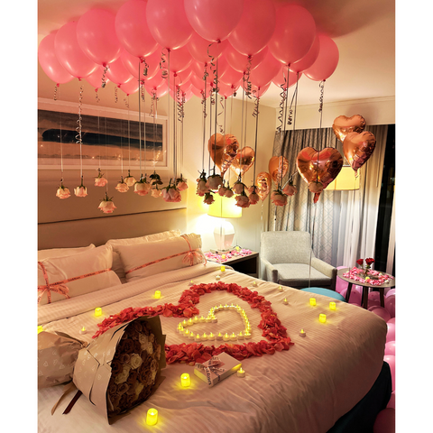 Hotel Room Decor Pink (Romantic Package)