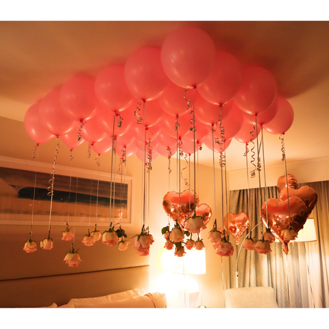 Hotel Room Decor Pink (Romantic Package)