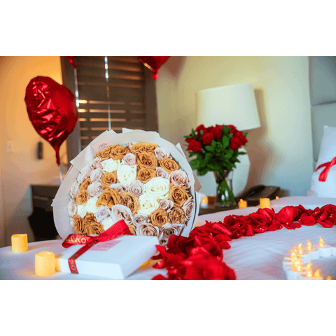 Hotel Room Decor Red - (Romantic Package)