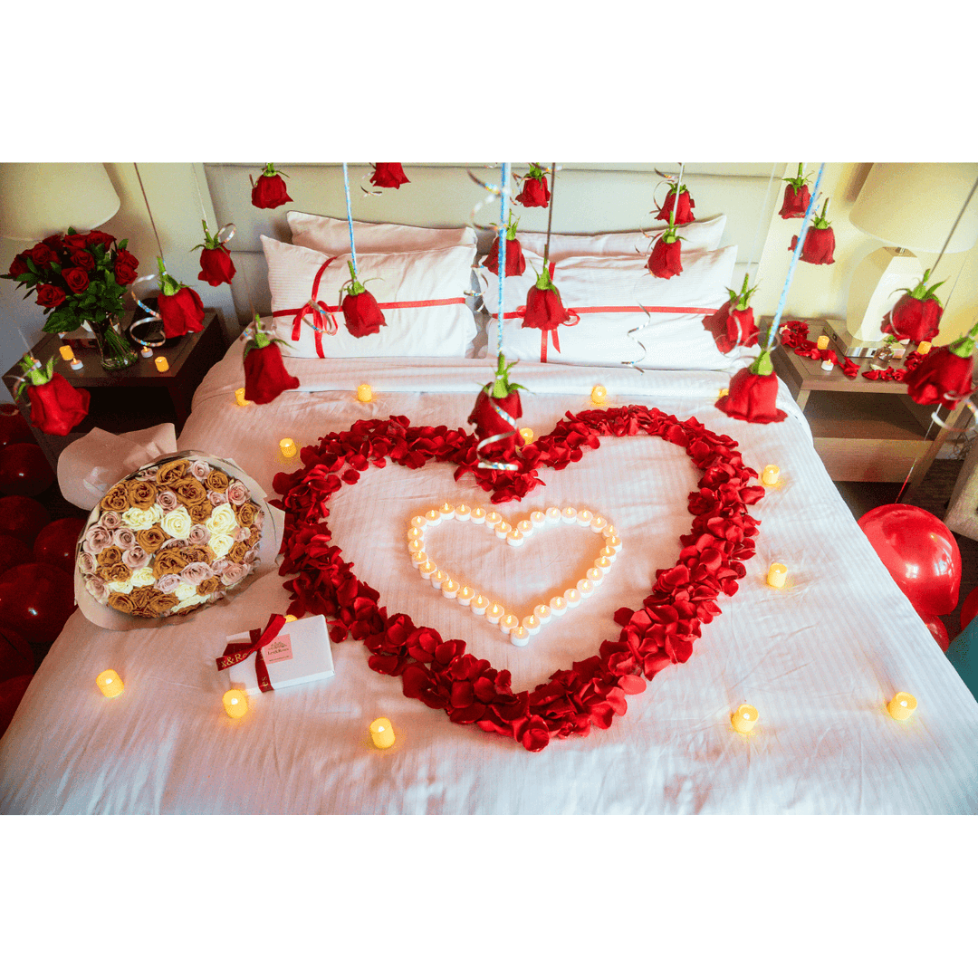 Room Decor Roses Hotel Room Decor Red - (Romantic Package) – Lex&Roses Room Decor