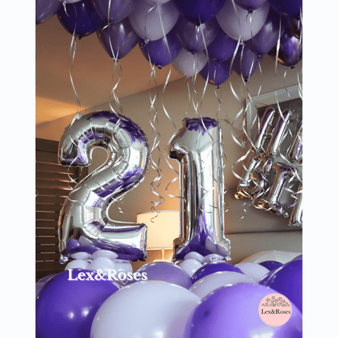 Birthday Room Decor - Purple Tones